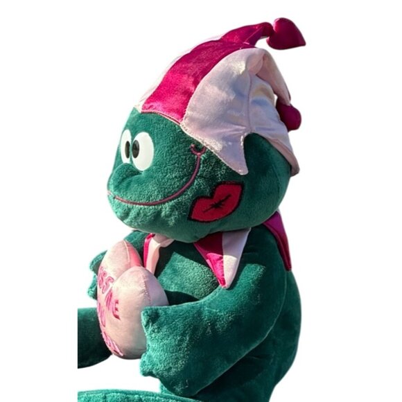 Commonwealth Target Valentine's Day Kiss Me You Fool Plush Stuffed Frog Toad - Picture 8 of 16
